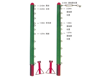 JZ-1429 地插式排羽網三用柱